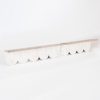 ESTHETI home Set ton 2 Rafia Xulina se Fusiki Apoxrosi me Lefko Sxedio 50x12x13cm 750-30012